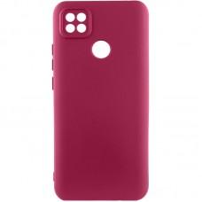Чохол TPU GETMAN Liquid Silk Full Camera для Xiaomi Redmi 9C Бордовий / Marsala