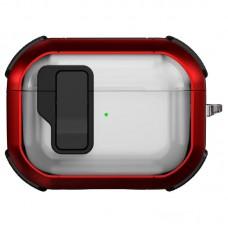 Футляр протиударний Locking Button для навушників Airpods Pro 2 / Pro Red