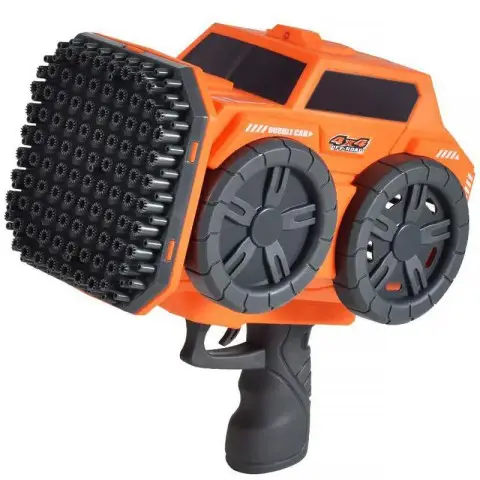 Пістолет з мильними бульбашками SHT KB1294 Car на 139 отворів + 2xbottle 60ml Orange