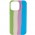 Чохол Silicone case Full Braided для Apple iPhone 13 Pro Max (6.7") М'ятний / Блакитний