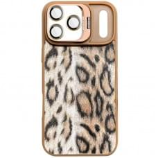 Чохол TPU+PC Wild Leopard with MagSafe and Lens для Apple iPhone 17 Pro Max (6.9") Brown
