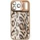 Чохол TPU+PC Wild Leopard with MagSafe and Lens для Apple iPhone 17 Pro Max (6.9") Brown