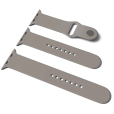 Силіконовий ремінець для Apple Watch Sport Band 38/40/41/42mm(ser.10) (S/M & M/L) 3pcs Сірий / Lavender