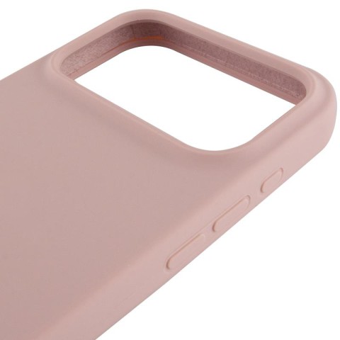 Чохол Silicone Case Full Protective (AA) для Apple iPhone 17 Pro (6.3") Рожевий / Pink Sand