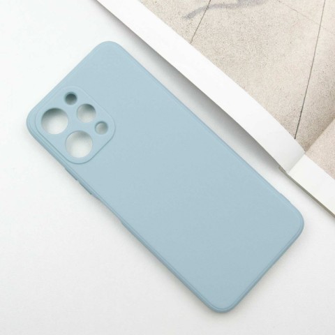 Силіконовий чохол Candy Full Camera для Xiaomi Redmi 12 Сірий / Smoky Gray