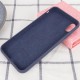 Чохол Silicone Case Full Protective (AA) для Apple iPhone XS Max (6.5") Темно-синій / Midnight blue