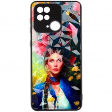 TPU+PC чохол Prisma Ladies для Xiaomi Redmi 10C / Poco C40 Peonies