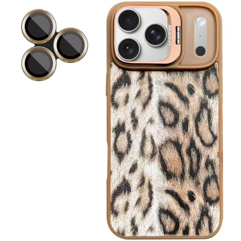 Чохол TPU+PC Wild Leopard with MagSafe and Lens для Apple iPhone 17 Pro Max (6.9") Brown