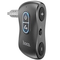 Bluetooth аудіо ресивер/трансмітер Hoco E73 Pro Journey (AUX 3.5mm) Black star