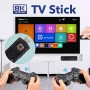 Игровая приставка Game Stick + Android TV 8k Ultra HD 64gb