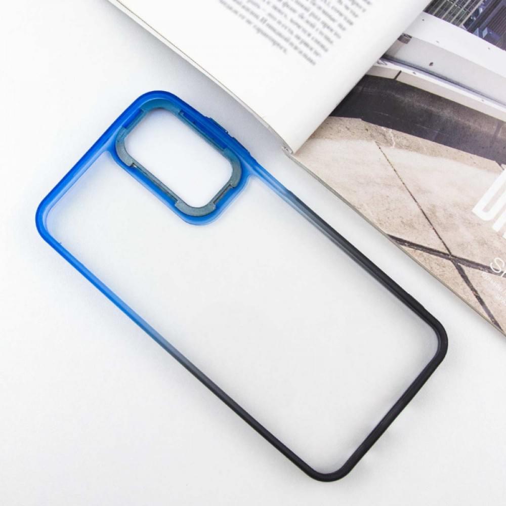 Чохол TPU+PC Fresh sip series для Samsung Galaxy A24 4G Чорний / Синій