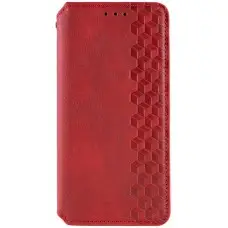 Шкіряний чохол-книжка GETMAN Cubic (PU) для Xiaomi Redmi 15C (Global) / Poco C85 (Global) Червоний