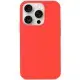 Чохол Silicone Case Full Protective (AA) NO LOGO для Apple iPhone 16 Pro (6.3") Кавуновий / Watermelon red