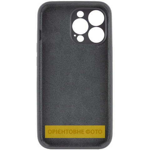 Чохол Silicone Case Full Camera Protective (AA) NO LOGO для Apple iPhone 17 Pro (6.3") Сірий / Dark Gray