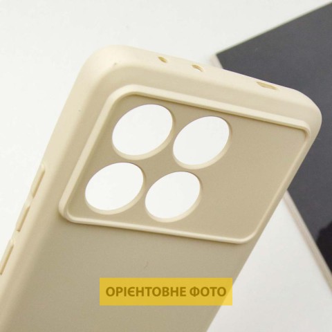 Чохол TPU GETMAN Liquid Silk Full Camera для Xiaomi Poco X6 / Note 13 Pro 5G Пісочний / Sand