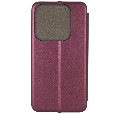 Шкіряний чохол-книжка Classy для Motorola Edge 50 Pro Бордовий