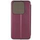 Шкіряний чохол-книжка Classy для Motorola Edge 50 Pro Бордовий