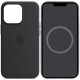Чохол Silicone case (AAA) with Magsafe and Animation для Apple iPhone 14 Pro Max (6.7") Чорний / Midnight