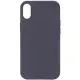Чохол Silicone Case Full Protective (AA) NO LOGO для Apple iPhone XS Max (6.5") Сірий / Dark Gray