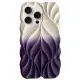 TPU чохол Leaf для Apple iPhone 15 Pro (6.1") White / Purple