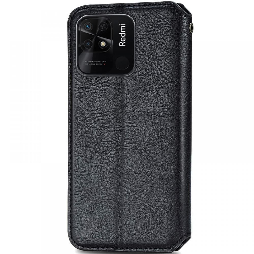 Кожаный чехол-книжка GETMAN Cubic (PU) для Xiaomi Redmi 10A