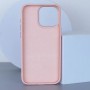 Шкіряний чохол Bonbon Leather Metal Style with MagSafe для Apple iPhone 11 Pro Max (6.5") Рожевий / Light pink