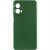Чохол TPU GETMAN Liquid Silk Full Camera для Motorola Moto G24 Зелений / Dark green