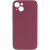 Чохол Silicone Case Full Camera Protective (AA) NO LOGO для Apple iPhone 14 (6.1") Бордовий / Plum