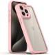 TPU чохол Transparent + Colour 1,5mm для Apple iPhone 15 Pro Max (6.7") Pink