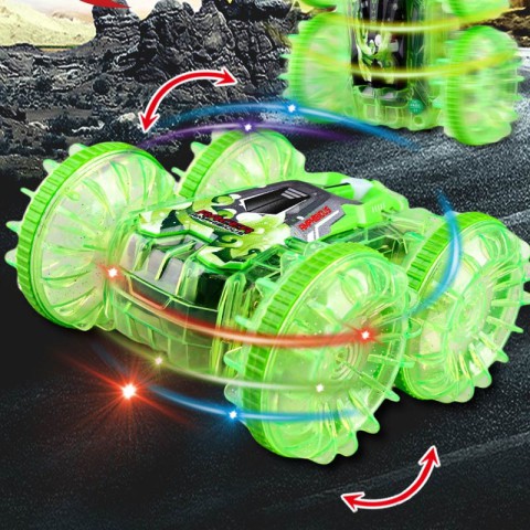 Машинка-амфібія на радіокеруванні YL-103 2.4G Transparent green