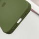 Чохол Silicone Case Full Protective (AA) для Apple iPhone 14 Pro Max (6.7") Зелений / Dark Olive
