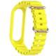 Ремінець Ocean Band для Xiaomi Mi Band 7/6/5/4/3 Жовтий / Flash