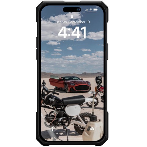 Ударостійкий чохол UAG Monarch Pro with MagSafe Leather для Apple iPhone 15 Plus / 14 Plus (6.7") Синій