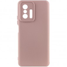 Чохол Silicone Cover Lakshmi Full Camera (A) для Xiaomi 11T / 11T Pro Рожевий / Pink Sand