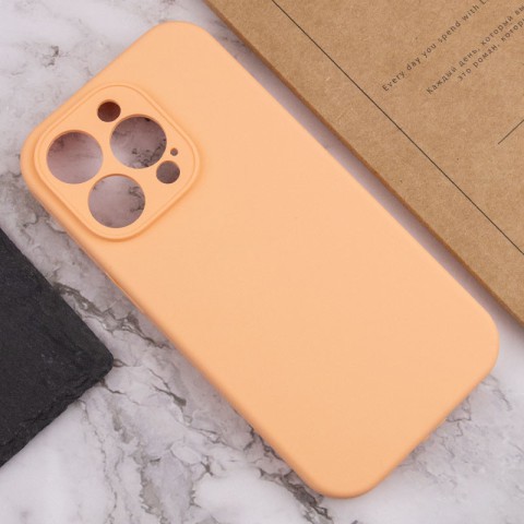 Чохол Silicone Case Full Camera Protective (AA) NO LOGO для Apple iPhone 16 Pro Max (6.9") Помаранчевий / Cantaloupe