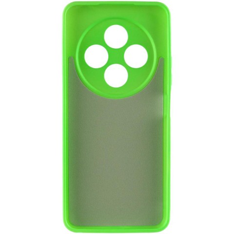 Чохол TPU GETMAN Liquid Silk Full Camera для Xiaomi Redmi 14C / Poco C75 Салатовий / Neon Green
