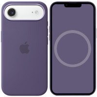 Чохол Silicone case (AAA) with Magsafe and Animation для Apple iPhone 17 Air (6.5") Purple Fog