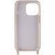 Чохол TPU two straps California для Apple iPhone 13 Pro Max (6.7") Бежевий / Antigue White