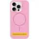 Чохол Silicone Case Full Protective (AA) NO LOGO with MagSafe для Apple iPhone 16 (6.1") Рожевий / Light pink