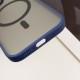 TPU+PC чохол Blueo Skin Friendly Frosted with MagSafe для Apple iPhone 15 (6.1") Синій