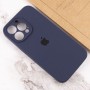 Чохол Silicone Case Full Camera Protective (AA) для Apple iPhone 13 Pro (6.1") Темно-синій / Midnight blue / PVH