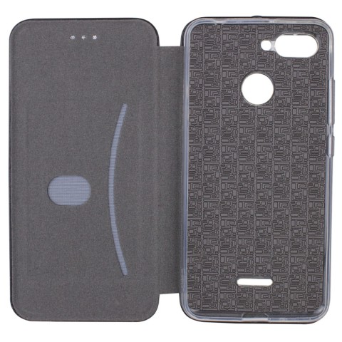 Шкіряний чохол-книжка Classy для Xiaomi Redmi 6 Чорний