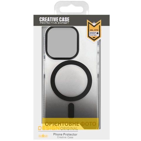 Чохол TPU+PC Phantom with MagSafe для Apple iPhone 17 (6.3") Black