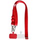 Шнурок із двома кріпленнями (2 см) 140 см Red