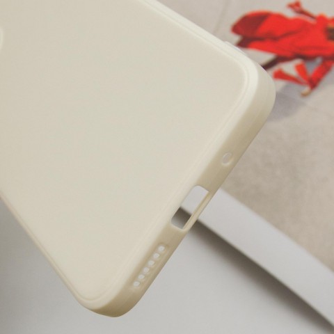 Силіконовий чохол Candy Full Camera для Xiaomi Redmi 12 Бежевий / Antique White