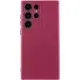 Чохол Silicone Cover Lakshmi Full Camera (AA) для Samsung Galaxy S25 Ultra Бордовий / Marsala