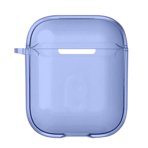 Футляр TPU Colorful для навушників Airpods 1/2 Blue