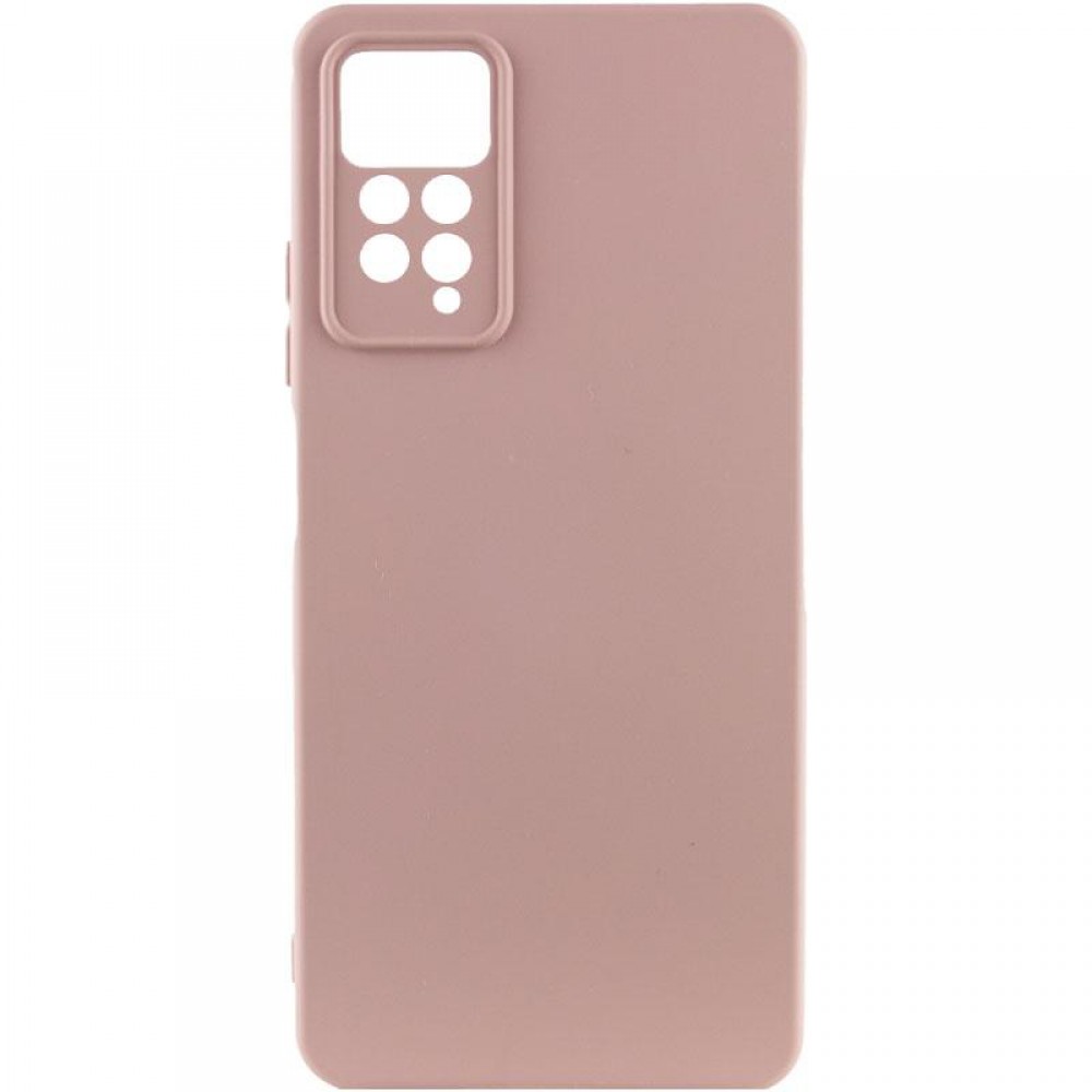 Чохол TPU GETMAN Liquid Silk Full Camera для Xiaomi Redmi Note 11 Pro 4G/5G / 12 Pro 4G Рожевий / Pink Sand