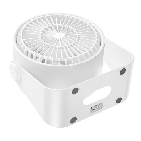 Настільний вентилятор Hoco HX66 desktop circulating fan 3000 mAh White