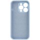 Чохол Silicone Case Full Camera Protective (AA) NO LOGO для Apple iPhone 13 Pro Max (6.7") Блакитний / Sweet Blue